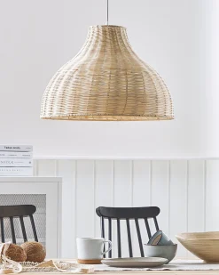 Valaisimet<Beliani Riippuvalaisin Rottinki Luonnonvari Millian