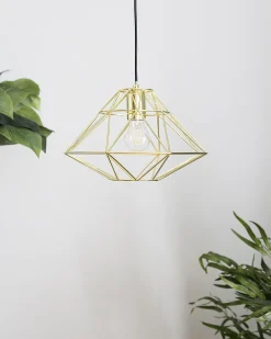 Valaisimet<Beliani Riippuvalaisin Teras Kulta Guam