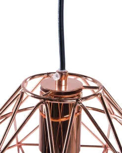 Valaisimet<Beliani Riippuvalaisin Teras Kupari Guam