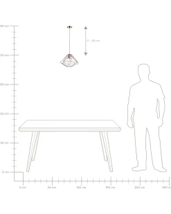 Valaisimet<Beliani Riippuvalaisin Teras Kupari Guam