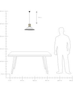 Store Beliani Riippuvalaisin Valkoinen/Luonnonvari Mantua