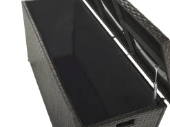 Fashion Beliani Rottinkinen Säilytyslaatikko 290L Ruskea Modena