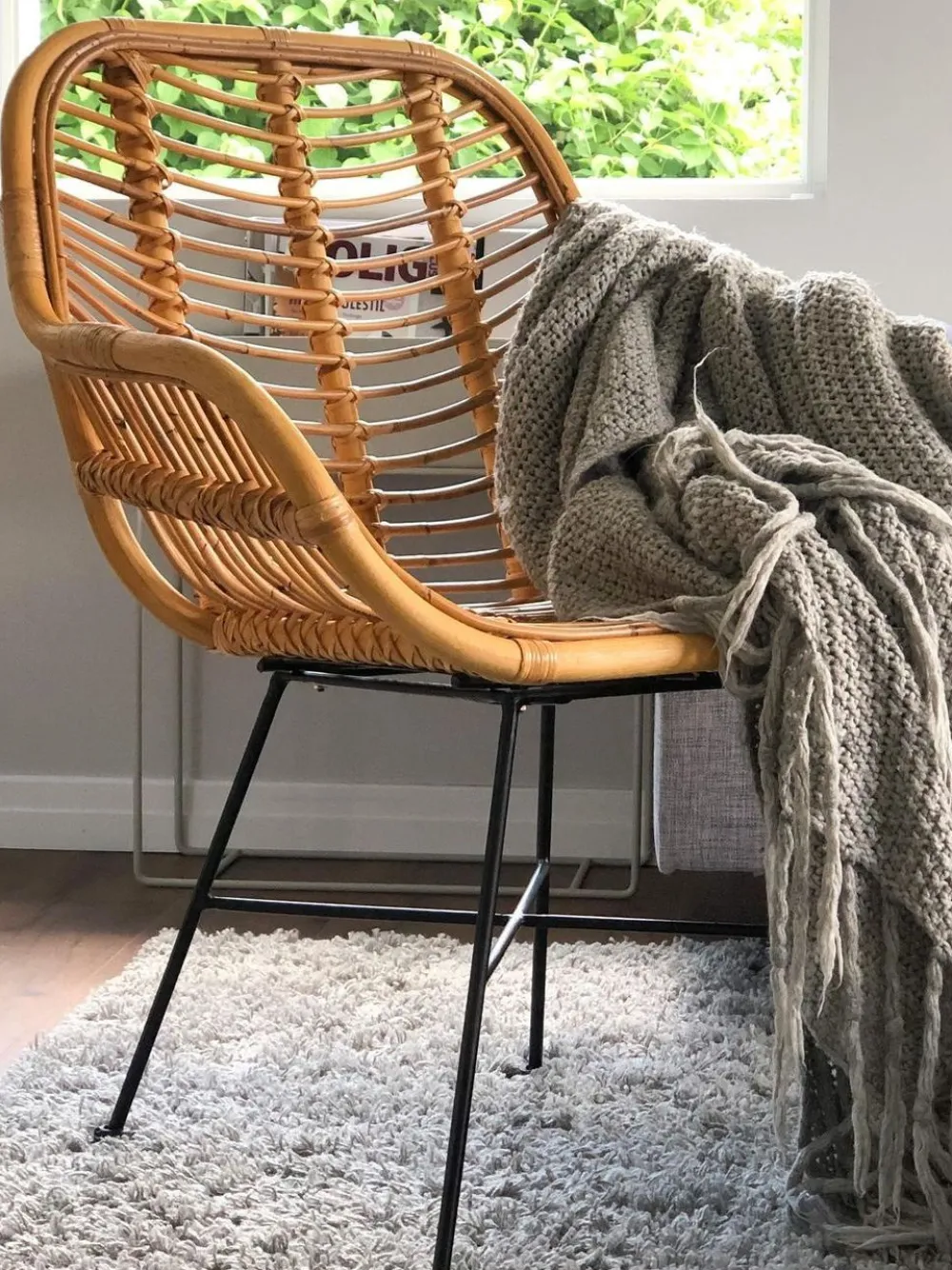 Tuolit<Beliani Rottinkituoli Luonnonvari Canora