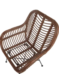 Flash Sale Beliani Rottinkituoli Ruskea Canora