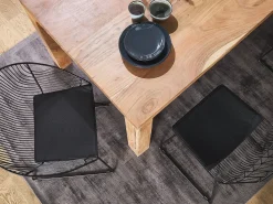 Pöydät<Beliani Ruokapoyta Akaasia Vaalea Puu 180 X 90 Cm Tesa