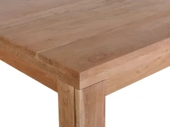 Pöydät<Beliani Ruokapoyta Akaasia Vaalea Puu 180 X 90 Cm Tesa