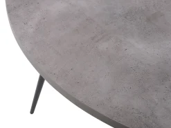 Pöydät<Beliani Ruokapoyta Harmaa/Musta 120 Cm Odeon