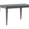 Pöydät<Beliani Ruokapoyta Jatkettava Musta 120/160 X 80 Cm Norley