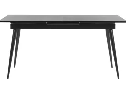 Store Beliani Ruokapoyta Jatkettava Musta 160/200 X 90 Cm Maldon