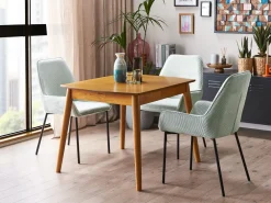 Online Beliani Ruokapoyta Jatkettava Vaalea Puu 100/130 X 80 Cm Toms