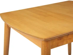 Online Beliani Ruokapoyta Jatkettava Vaalea Puu 100/130 X 80 Cm Toms