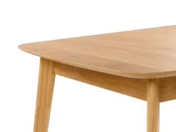 Shop Beliani Ruokapoyta Jatkettava Vaalea Puu 150/190 X 90 Cm Madox