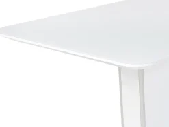 Pöydät<Beliani Ruokapoyta Jatkettava Valkoinen 160/200 X 90 Cm Sunds