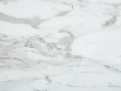 Pöydät<Beliani Ruokapoyta Rauta Marmorikuvio Valkoinen/Musta 160 X 90 Cm Ballina