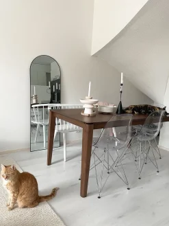 Pöydät<Beliani Ruokapoyta Tumma Puu 160 X 90 Cm Lottie