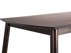 Best Sale Beliani Ruokapoyta Tumma Puu 150 X 90 Cm Elba