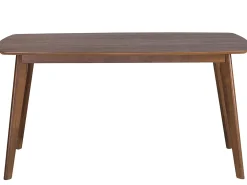 Clearance Beliani Ruokapoyta Tumma Puu 150 X 90 Cm Iris