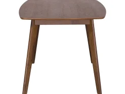 Clearance Beliani Ruokapoyta Tumma Puu 150 X 90 Cm Iris