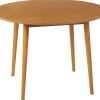 Pöydät<Beliani Ruokapoyta Vaalea Puu 110 Cm Radan
