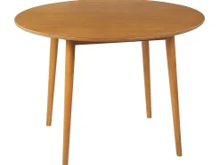 Pöydät<Beliani Ruokapoyta Vaalea Puu 110 Cm Radan