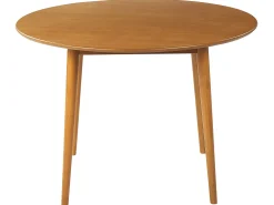 Pöydät<Beliani Ruokapoyta Vaalea Puu 110 Cm Radan