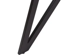 Pöydät<Beliani Ruokapoyta Vaalea Puu/Musta 160 X 90 Cm Buscot