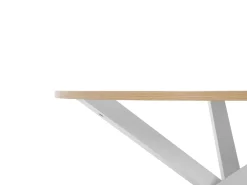 Best Sale Beliani Ruokapoyta Vaalea Puu/Valkoinen 120 Cm Jacksonville