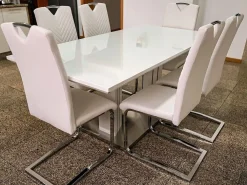 Pöydät<Beliani Ruokapoyta Valkoinen 180 X 90 Cm Kalona