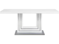 Pöydät<Beliani Ruokapoyta Valkoinen 180 X 90 Cm Kalona