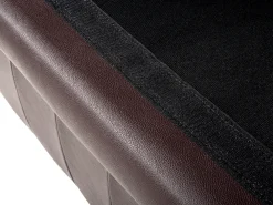 Sohvat<Beliani Ruskea 3-Istuttava Nahkasohva Chesterfield