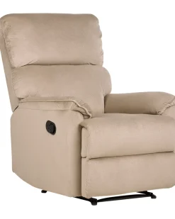 Nojatuolit<Beliani Ruskea Kangasverhoiltu Saadettava Nojatuoli Everton