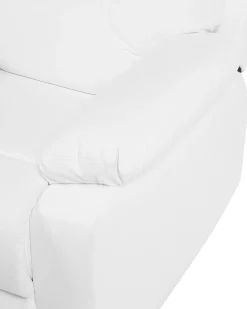 Nojatuolit<Beliani Saadettava Keinonahkainen Lepotuoli Valkoinen Bergen