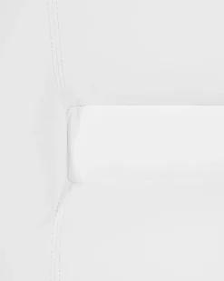 Nojatuolit<Beliani Saadettava Keinonahkainen Lepotuoli Valkoinen Bergen