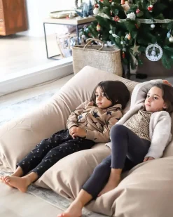 Lastenhuone<Beliani Sakkituoli Kangas Hiekanruskea 140 X 180 Cm Fuzzy