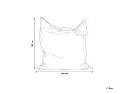 Cheap Beliani Sakkituoli Kangas Purppura 140 X 180 Cm Fuzzy