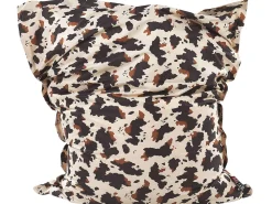 Online Beliani Sakkituoli Nailon Beige/Ruskea 140 X 180 Cm Fuzzy