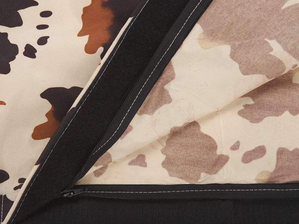 Online Beliani Sakkituoli Nailon Beige/Ruskea 140 X 180 Cm Fuzzy