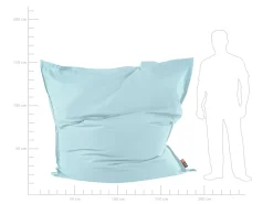 Lastenhuone<Beliani Sakkituoli Nailon Vaaleansininen 180 X 230 Cm Fuzzy