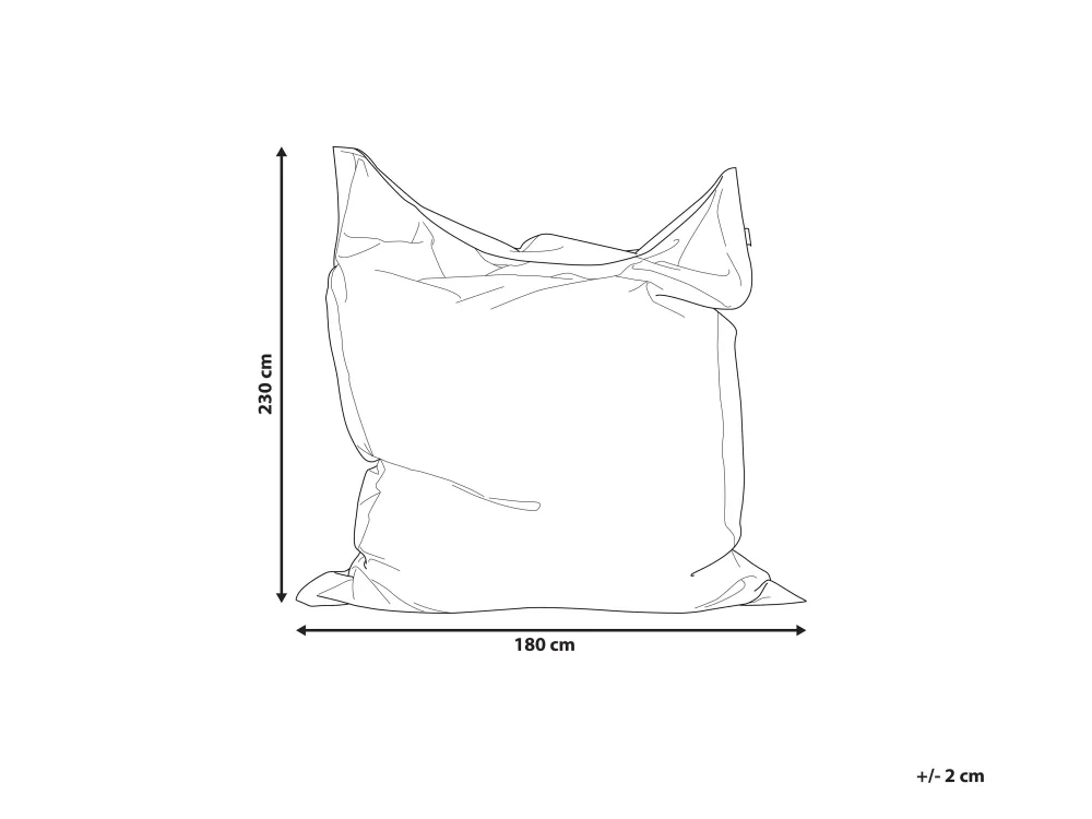 Lastenhuone<Beliani Sakkituoli Nailon Vaaleansininen 180 X 230 Cm Fuzzy