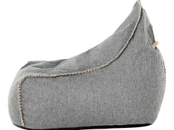 Fashion Beliani Sakkituoli Selkanojalla Kangas Vaaleanharmaa Drop