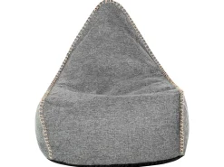 Fashion Beliani Sakkituoli Selkanojalla Kangas Vaaleanharmaa Drop