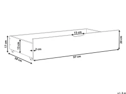Cheap Beliani Sangynaluslaatikko Manty Valkoinen 2 Kpl Rumilly