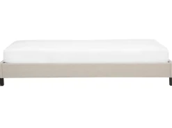 Sängyt<Beliani Sanky Kangas Beige 90 X 200 Cm Roanne