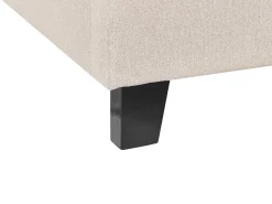 Sängyt<Beliani Sanky Kangas Beige 90 X 200 Cm Roanne