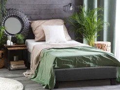 Lastenhuone<Beliani Sanky Kangas Harmaa 90 X 200 Cm Roanne