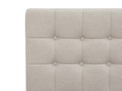 Sängyt<Beliani Sanky Kangas Sahkosaadettava Beige 90 X 200 Cm Duke