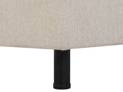 Sängyt<Beliani Sanky Kangas Sahkosaadettava Beige 90 X 200 Cm Duke