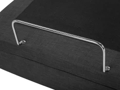 Sängyt<Beliani Sanky Kangas Sahkosaadettava Tummanharmaa 80 X 200 Cm Duke