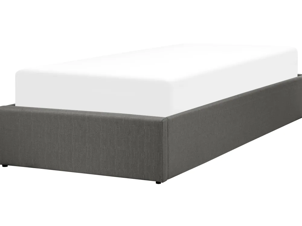 Lastenhuone<Beliani Sanky Kangas Säilytystila Tummanharmaa 90 X 200 Cm Dinan