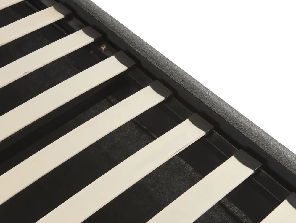 Lastenhuone<Beliani Sanky Kangas Säilytystila Tummanharmaa 90 X 200 Cm Dinan